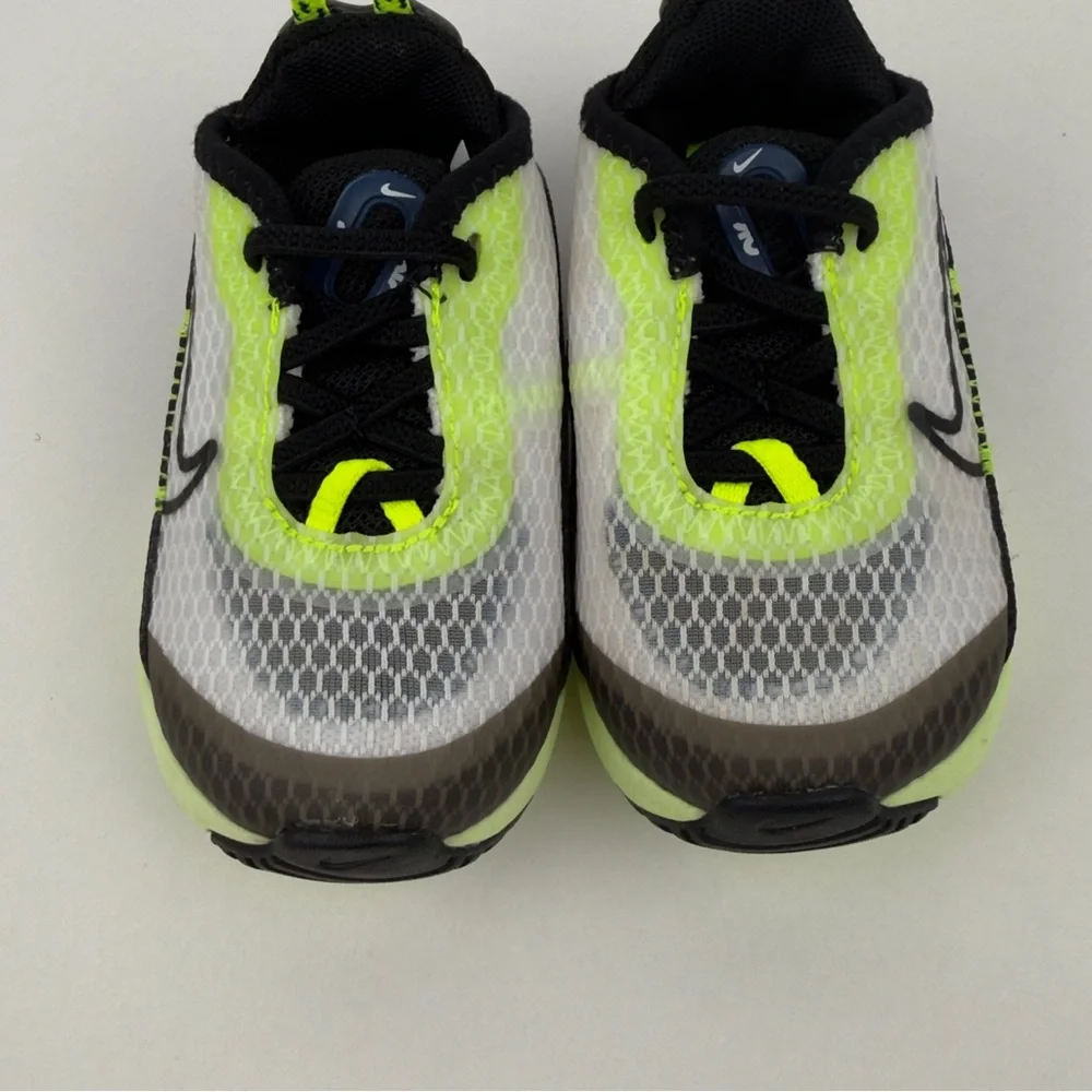 Nike Air Max 2090 Volt Neon Sneakers Sz 4C Futuristic Streetwear Kids